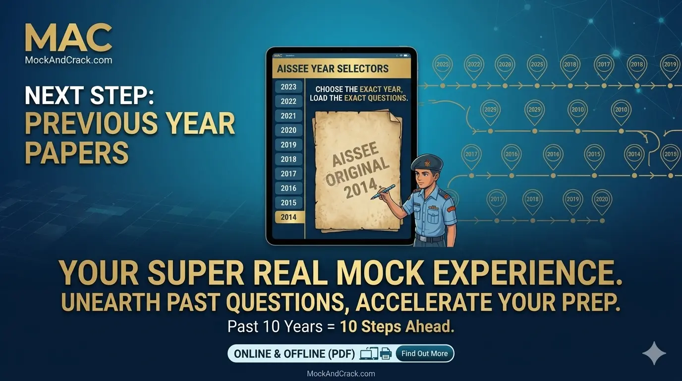 AISSEE previous year question papers mock test with solutions